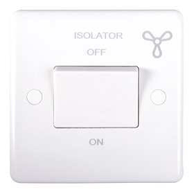 Revive Fan Isolator Switch White  Large Image