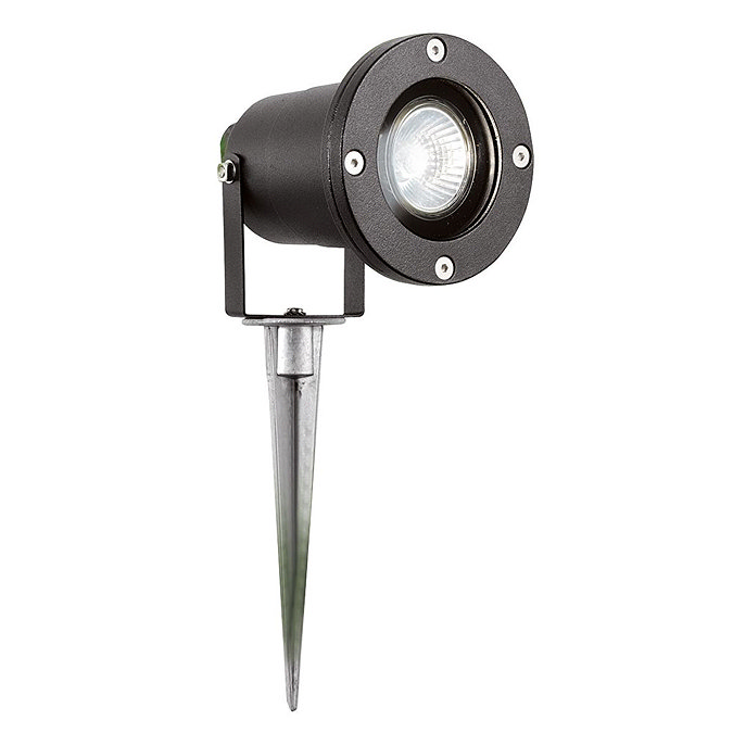 Revive Outdoor Black Spike Light Large Image