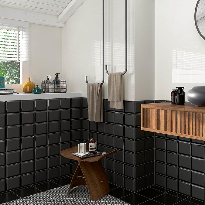 Revive Gloss White Wall Tiles 120 x 140mm Profile Large Image