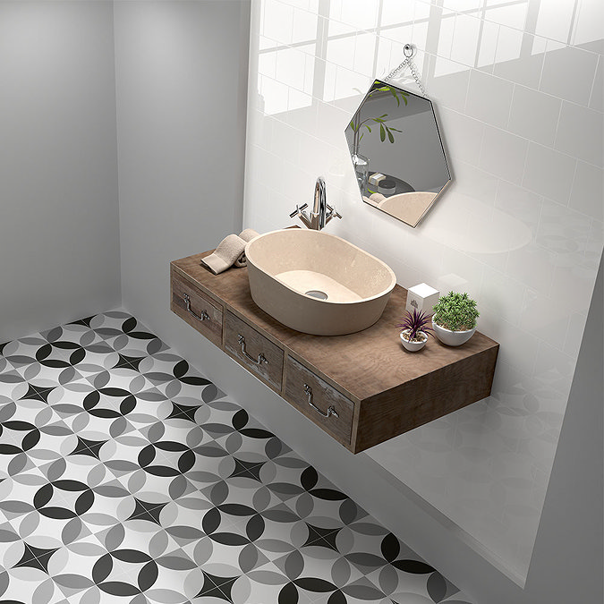 Revive Gloss White Wall Tiles - 120 x 140mm Standard Large Image