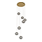 Revive Gold & Smoked Glass Pendant Light