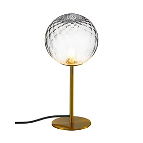 Revive Gold with Glass Sphere Table Lamp