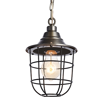 Revive Industrial Cage Pendant Ceiling Light