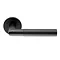 Revive Industrial Knurled Lever Door Handles - Matt Black Large Image