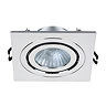 Revive IP65 Chrome Square Tiltable Bathroom Downlight  Profile Large Image