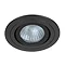 Revive IP65 Matt Black Round Tiltable Bathroom Downlight Large Image