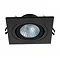 Revive IP65 Matt Black Square Tiltable Bathroom Downlight Large Image