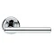 Revive Lago Round Door Lever Handles - Polished Chrome Large Image