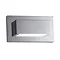 Revive LED Chrome Rectangular Up & Down Wall Light Large Image