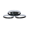 Revive Matt Black 3-Ring LED Flush Ceiling Light