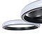 Revive Matt Black 3-Ring LED Flush Ceiling Light