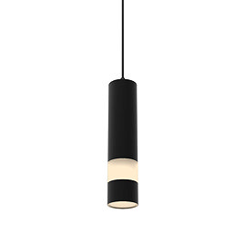 Revive Matt Black Pendant Light - Warm White Large Image