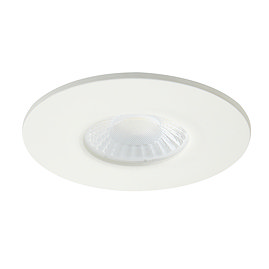 Ellis & Co Matt White IP65 LED Fire-Rated Fixed Downlight