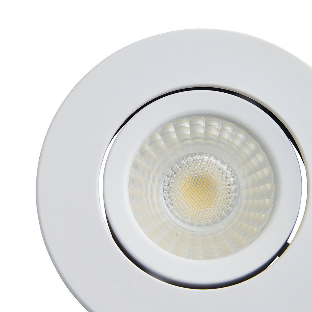 Revive Matt White IP65 LED Fire-Rated Tiltable Downlight  Feature Large Image