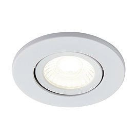 Revive Matt White IP65 LED Fire-Rated Tiltable Downlight Large Image