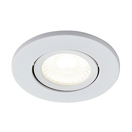Revive Matt White IP65 LED Fire-Rated Tiltable Downlight Large Image