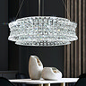 Revive Mountford Chrome & Crystal Adjustable Ceiling Light Pendant