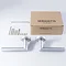 Revive Nino Round Lever Door Handles - Satin Chrome  Feature Large Image