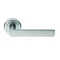 Revive Nino Round Lever Door Handles - Satin Chrome   Large Image