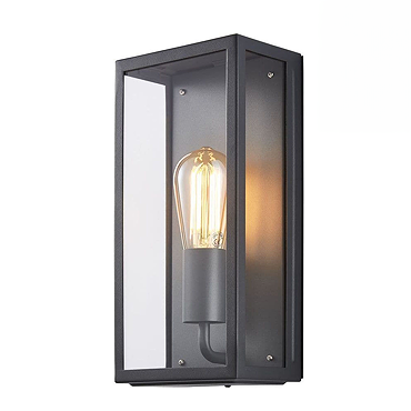 Revive Outdoor Anthracite Box Lantern  Profile Large Image