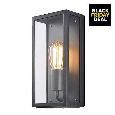 Revive Outdoor Anthracite Box Lantern  Profile Large Image