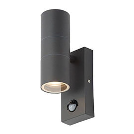 Revive Outdoor Anthracite PIR Up & Down Wall Light Medium Image