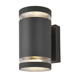 Revive Outdoor Anthracite Up & Down Wall Light Medium Image