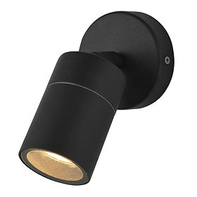 Revive Outdoor Black Adjustable Wall Light Large Image