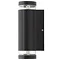 Revive Outdoor Black Ridged Up & Down Wall Light Profile Large Image