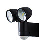Ellis & Co Outdoor Black Security Sensor Wall Light