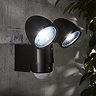 Ellis & Co Outdoor Black Security Sensor Wall Light