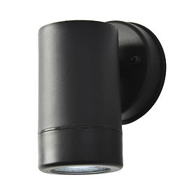 Revive Outdoor Black Wall Downlight Large Image