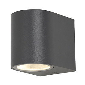 Revive Outdoor Black Up or Down Wall Light Large Image