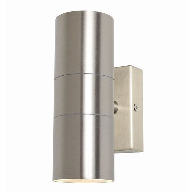 Revive Outdoor Brushed Stainless Steel Up & Down Wall Light