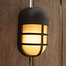 Revive Outdoor Bullseye Dark Grey Wall & Ceiling Light Large Image