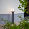 Revive Outdoor Cube Dark Grey Bollard Light  Standard Large Image