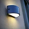 Revive Outdoor Half Round Up & Down Dark Grey Wall Light  Feature Large Image