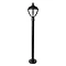 Revive Outdoor Matt Black LED Bollard Lantern Large Image