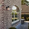 Revive Outdoor Matt Black Wall Light with Seeded Glass Diffuser  Standard Large Image