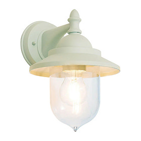 Revive Outdoor Mint Green Mini Fishermans Lantern Wall Light Large Image
