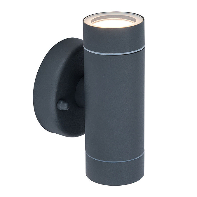 Revive Outdoor Modern Black Up & Down Wall Light  Feature Large Image