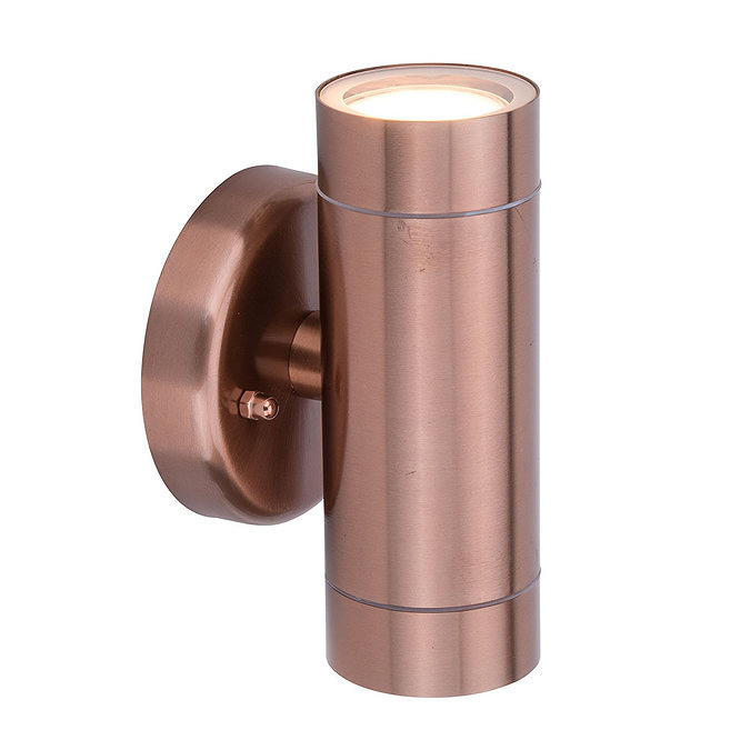 Revive Outdoor Modern Copper Up & Down Wall Light  In Bathroom Large Image