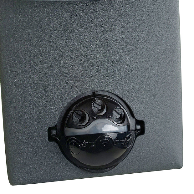 Revive Outdoor PIR Modern Black Up & Down Wall Light  Feature Large Image