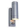 Revive Outdoor PIR Modern Stainless Steel Up & Down Wall Light  Standard Large Image