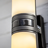 Revive Outdoor PIR Rotatable Tubular Dark Grey Wall Light  Profile Large Image