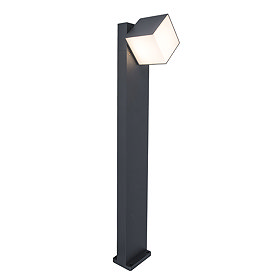 Revive Outdoor Rotatable Dark Grey Bollard Light Large Image