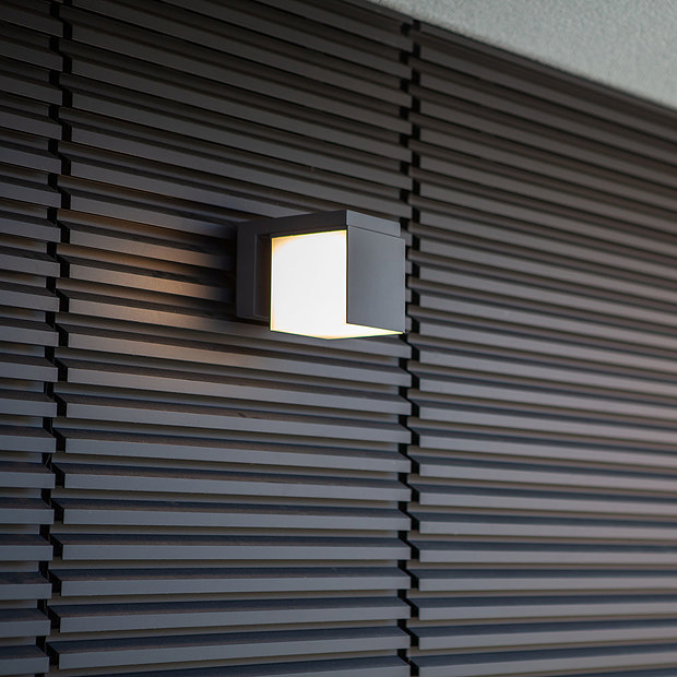 Revive Outdoor Rotatable Dark Grey Wall Light  Profile Large Image