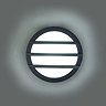 Revive Outdoor Round Grill Dark Grey Bulkhead & Ceiling Light  Profile Large Image