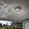 Revive Outdoor Round Grill Dark Grey Bulkhead & Ceiling Light  Feature Large Image