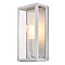 Revive Outdoor Satin Silver Box Lantern Large Image